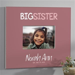 Big Sister Personalized 5x7 Wall Frame - Horizontal - 29050-WH