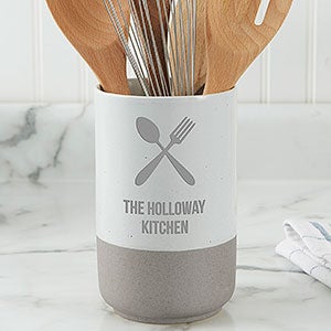 Choose Your Icon Personalized Kitchen Utensil Holder - 29074