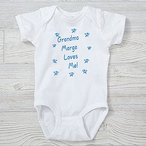 Somebody Loves Me Personalized Baby Bodysuit - 29089-CBB