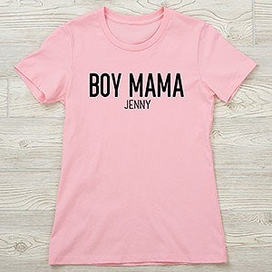 Boy Mama Personalized Next Level Ladies Fitted Tee - 29100-NL
