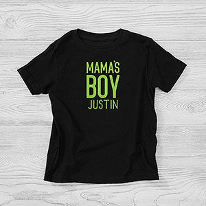 Mamas Boy Personalized Toddler T-Shirt - 29106-TT