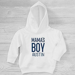 Mama's Boy Personalized Toddler Hooded Sweatshirt - 29107-CTHS