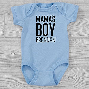 Mamas Boy Personalized Baby Bodysuit - 29108-CBB