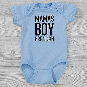 Mama's Boy Personalized Baby Bodysuit - 29108-CBB