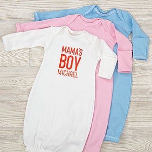 Mamas Boy Personalized Baby Gown - 29108-G