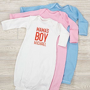 Mama's Boy Personalized Baby Gown - 29108-G