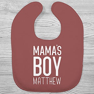 Mama's Boy Personalized Baby Bib - 29109-B