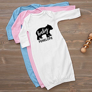 Baby Bear Personalized Baby Gown - 29110-G