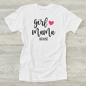 Girl Mama Personalized Hanes® Ladies T-Shirt - 29130-T