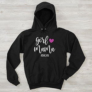 Girl Mama Personalized Hanes® Adult Hooded Sweatshirt - 29131-BHS