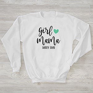 Girl Mama Personalized Hanes® Adult Crewneck Sweatshirt - 29131-WS
