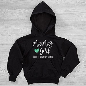 Mama's Girl Personalized Hanes® Kids Hooded Sweatshirt - 29134-YHS