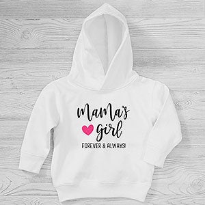 Mama's Girl Personalized Toddler Hooded Sweatshirt - 29134-CTHS