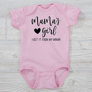 Mama's Girl Personalized Baby Bodysuit - 29135-CBB