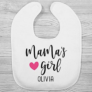 Mama's Girl Personalized Baby Bib - 29136-B