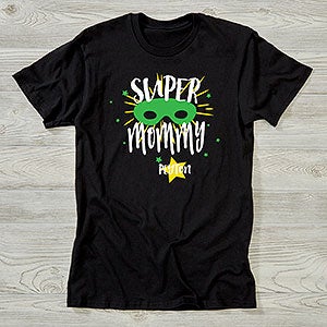 Mommy is My Super Hero Personalized Hanes® Ladies T-Shirt - 29140-T