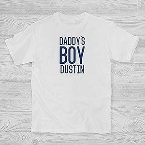 Daddy's Boy Personalized Hanes® Kids T-Shirt - 29143-YCT