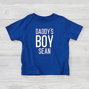 Daddy's Boy Personalized Toddler T-Shirt - 29143-TT