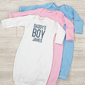 Daddy's Boy Personalized Baby Gown - 29144-G