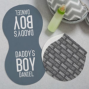 Daddy's Boy Personalized Burp Cloths - Set of 2 - 29146