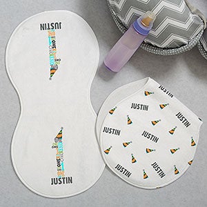 It's My Birthday Personalized Burp Cloths - Set of 2 - 29152-B