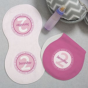 It's Your Birthday! Personalized Burp Cloths - Set of 2 - 29162-B