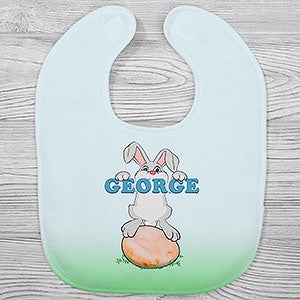 Bunny Love Personalized Easter Baby Bib - 29181-B
