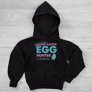 Easter Egg Hunter Personalized Hanes® Kids Hooded Sweatshirt - 29189-YHS