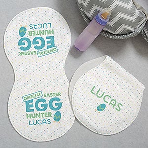 Easter Egg Hunter Personalized Burp Cloths - Set of 2 - 29192-B