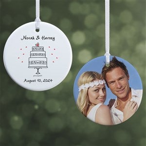 Wedding Celebration philoSophies® Personalized Ornament- 2.85 Glossy - 2 Sided - 29210-2