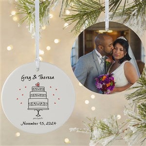 Wedding Celebration philoSophies Personalized Ornament - 2 Sided Matte - 29210-2L