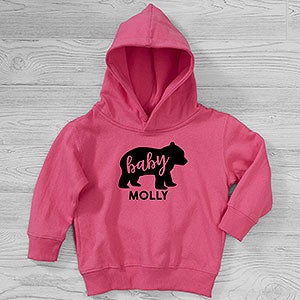 Baby Bear Personalized Toddler Hooded Sweatshirt - 29211-CTHS