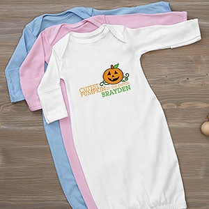 Cutest Pumpkin In The Patch Personalized Baby Gown - 29214-G