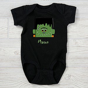 Freaky Frankie Personalized Halloween Baby Bodysuit - 29229-CBB