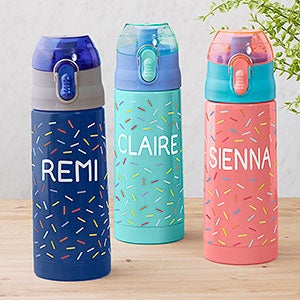 Sprinkles Personalized 13oz Kids Insulated Water Bottles