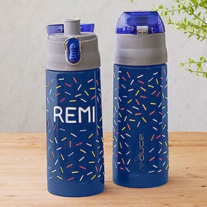 Sprinkles Personalized 13 oz. Reduce® Frostee Water Bottle- Blue - 29240-B