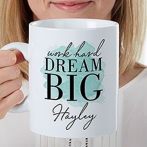 Dream Big Personalized 30 oz. Oversized Coffee Mug - 29244