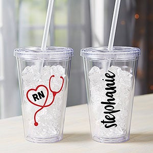 Nurse Personalized 17 oz. Acrylic Insulated Tumbler - 29277