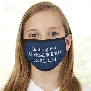 Wedding Expressions Personalized Kids Face Mask - 29282