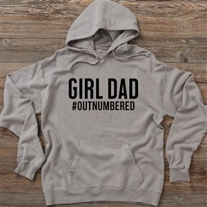 Girl Dad Personalized Hanes Adult ComfortWash Hoodie - 29284-CWHS