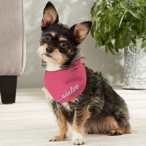 Script Name Personalized Dog Bandana - Small - 29308