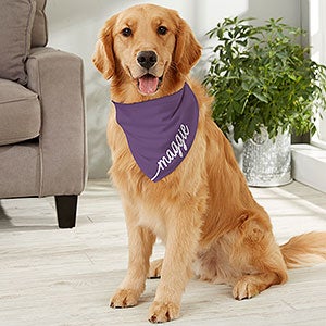 Script Name Personalized Dog Bandana - Large - 29308-L