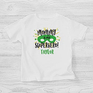 Who Is Your Super Hero Personalized Toddler T-Shirt - 29320-TT
