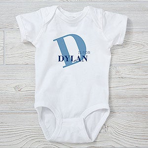 Alphabet Fun Personalized Baby Bodysuit - 29355-CBB