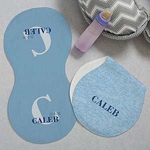 Alphabet Fun Personalized Burp Cloths - Set of 2 - 29357-B