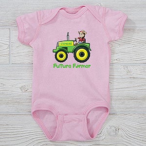 Tractor Time Personalized Baby Bodysuit - 29360-CBB