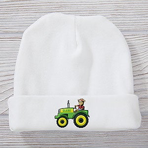 Tractor Time Personalized Baby Hat - 29363-H