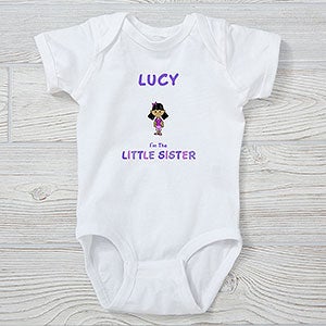 Sister Character Personalized Baby Bodysuit - 29378-CBB