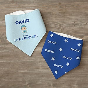 Brother Character Personalized Bandana Bibs- Set of 2 - 29385-BB