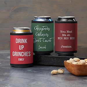Christmas Expressions Write Your Own Personalized Can & Bottle Wrap - 29406